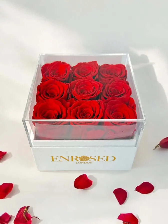 Nine Roses of Elegance.