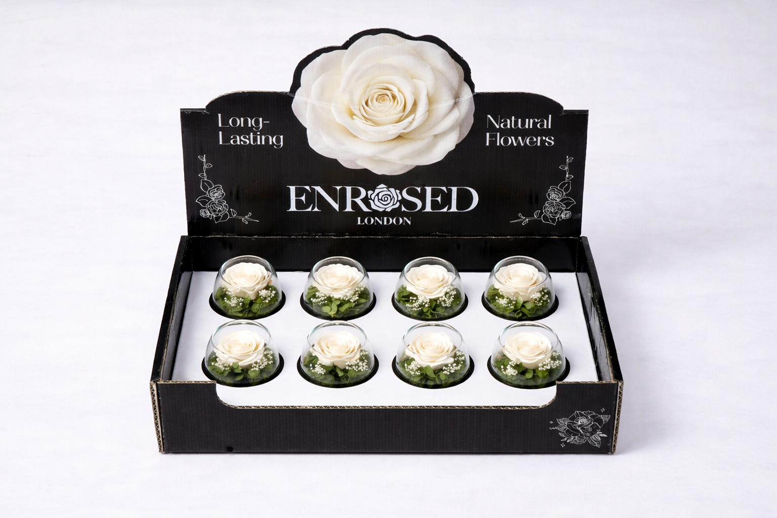 Bowl rozen met Display