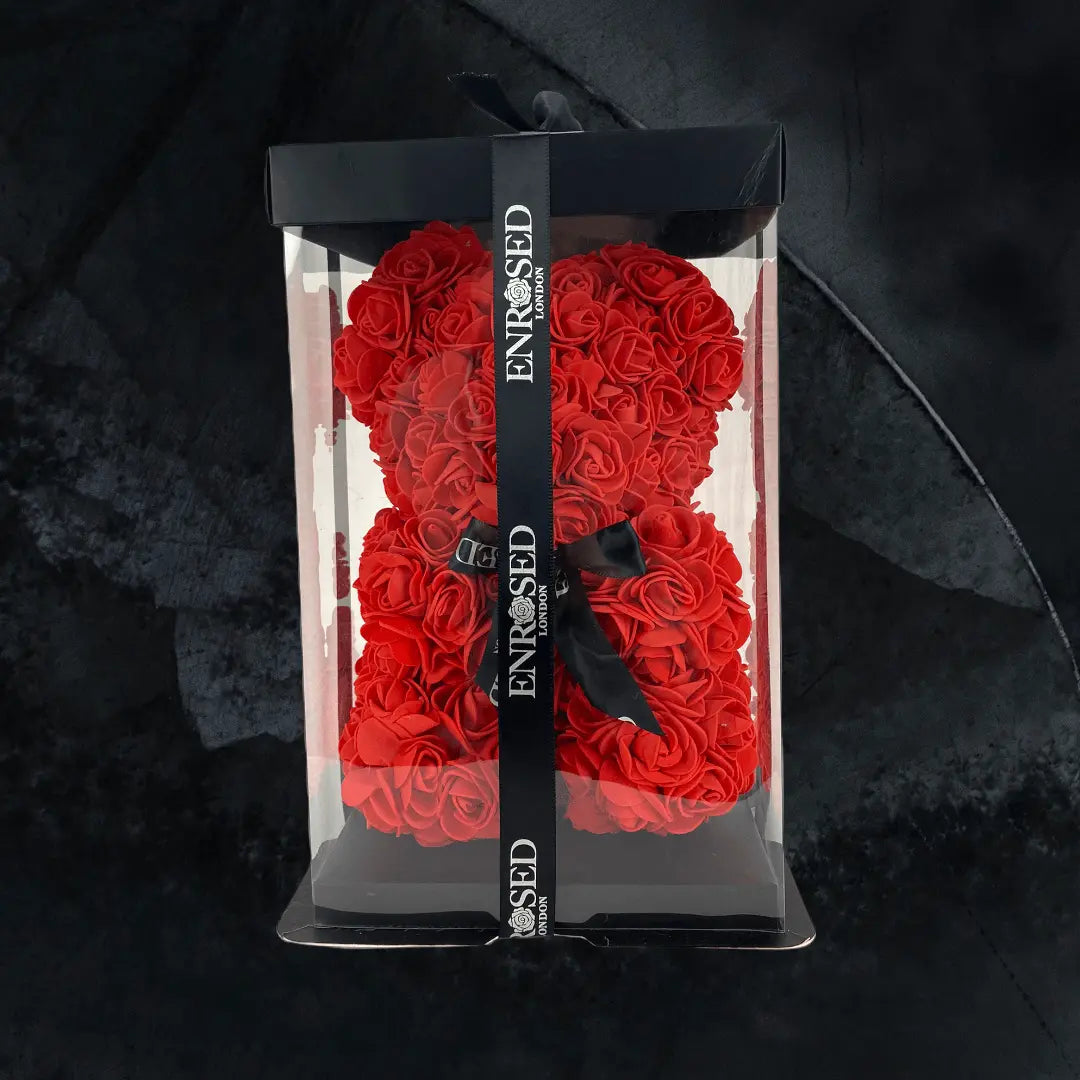 Red Rose Bear - Midi.