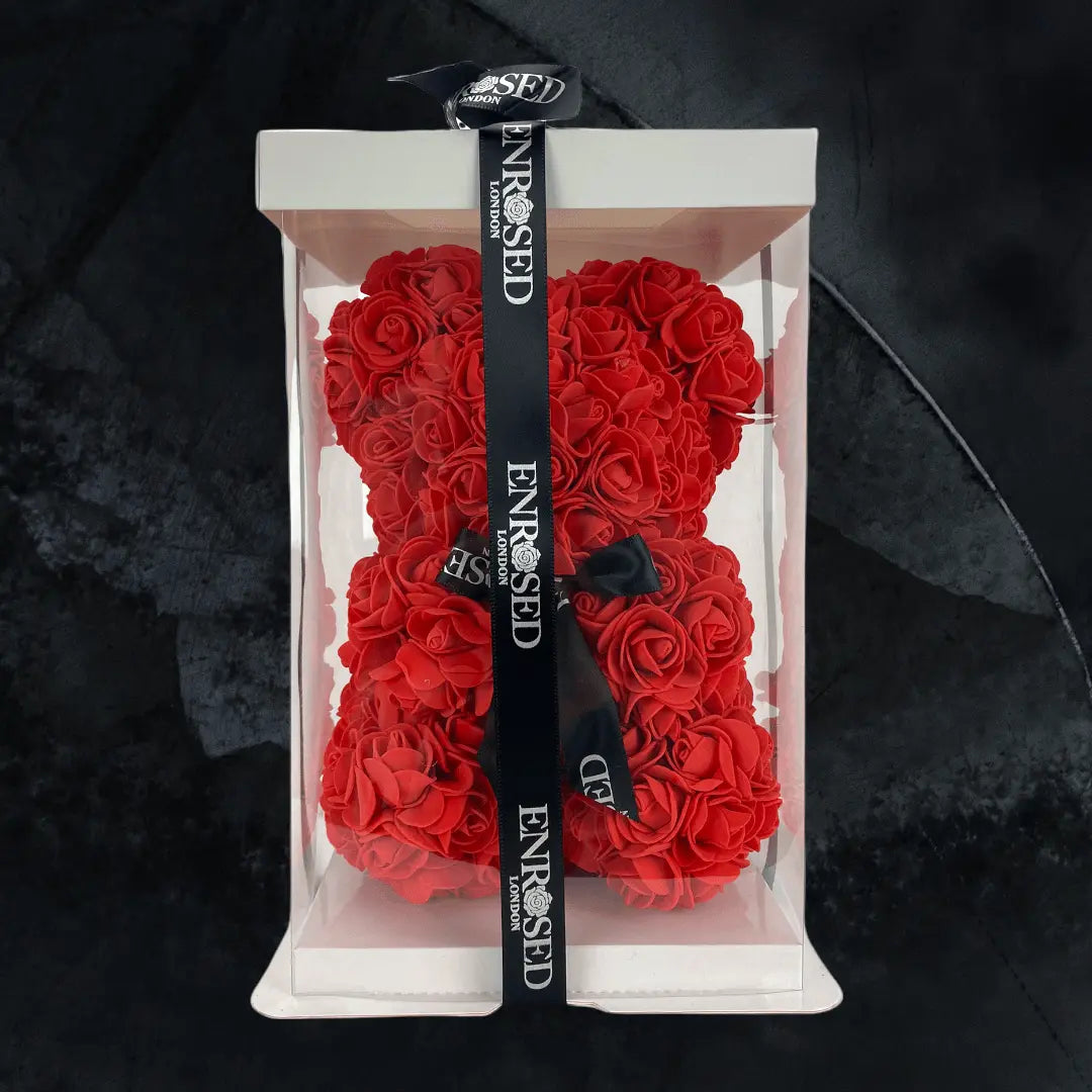 Red Rose Bear - Midi.