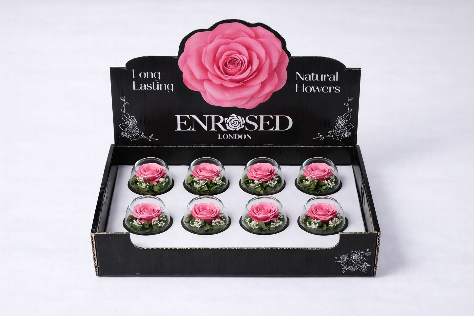 Bowl rozen met Display