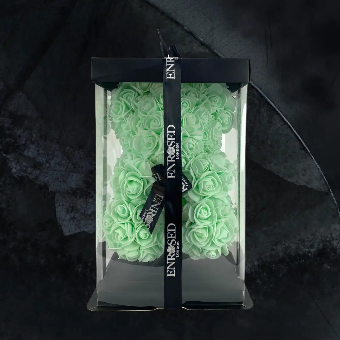 Lime Green Rose Bear - Midi - Enrosed