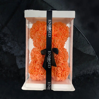 Orange Rose Bear - Midi.